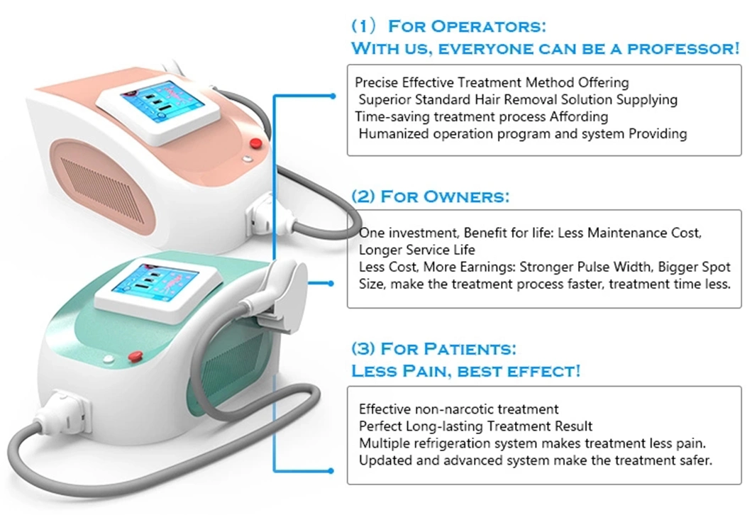 Europe Medical CE Passed Diode Ice Nya 12 Bar Permanent Hair Depilation Diode Laser Buz Laser