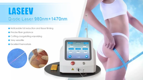 Fat Removal 980nm 1470nm Diode Laser Lipolisis Vaser Liposuction Endolift Laser Machine